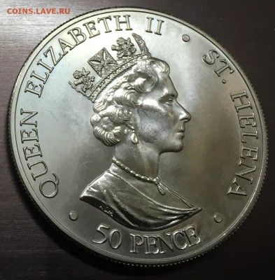 Остров Святой Елены 50 пенсов 2001 Королева до 19.11.17 - IMG_0382-12-11-17-10-40.JPG