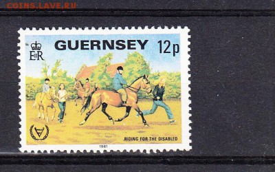 GUERNSEY 1981 всадники 1м - 164