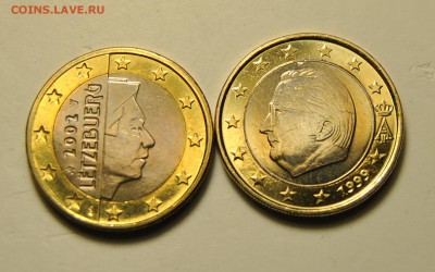 1 евро 1999, 2002 Бельгия, Люксембург до 13.11.2017 в 22:15 - DSC_1829.JPG