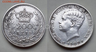Португалия 200 рейс 1909  до 19.11 - 67989964