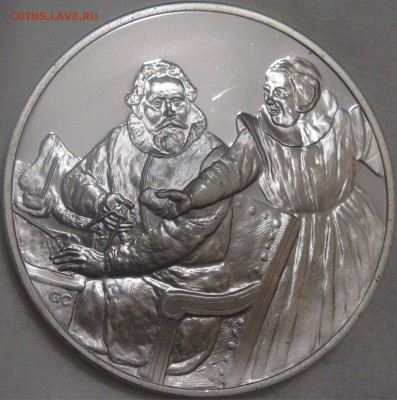 Серебряная медаль  Рембрандта "Корабел и его жена" 1633 - DSC04815.JPG