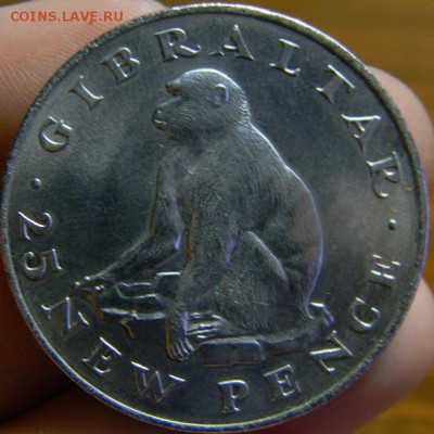 25 пенсов Гибралтар 1971 - DSCN1775.JPG