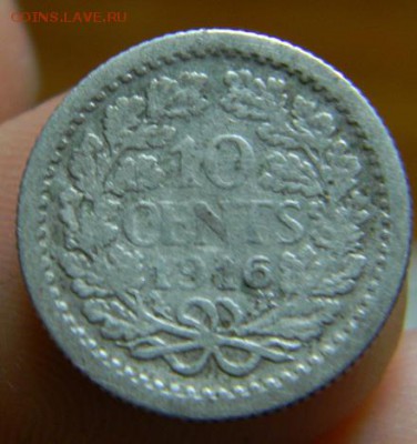 10 центов Нидерланды 1916 - DSCN1695.JPG