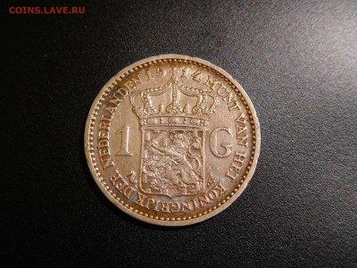 1 гульден, Нидерланды, 1914г., до 19.11.2017г. - DSCN2285_thumb