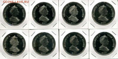 О.Кука набор 8 шт. по 1$ адм.Нельсон до 19.11.17 22-00 мск - Cook 2007 Nelson-a