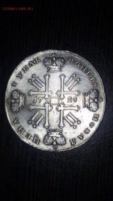 Рубль 1728 год серебро - image