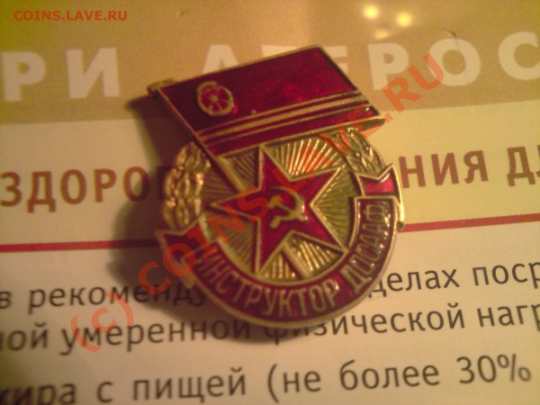 Инструктор ДОСААФ. - знак 1