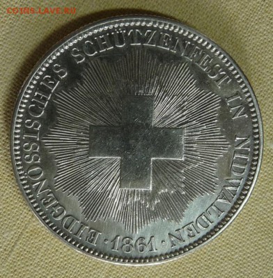 Швейцария, Нидвальден, 5 франков 1861, до 22.00 22.11. - P1180124.JPG