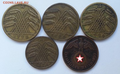 Монеты Германии двух периодов 5 шт - 23.11 22:00:00 мск - 20171116_122600