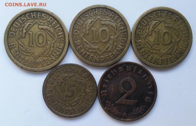 Монеты Германии двух периодов 5 шт - 23.11 22:00:00 мск - 20171116_122528