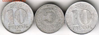 ГДР 10 пфеннигов 1968 г.А 2 шт. до 24.00 23.11.17 г. - Scan-171117-0007