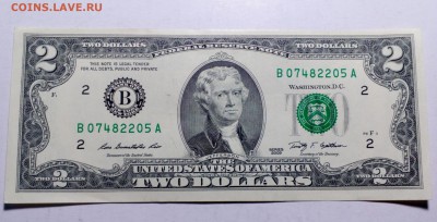 2 доллара США 2009 без обращения до 19.11.17 22:10 - IMG_20171117_164248