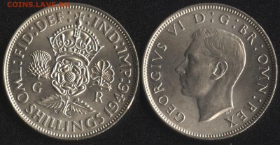 ФИКС! 20 монет мира до 1950 года №2 - Великобритания 2 шиллинга 1946 265