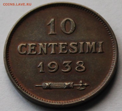 Сан-Марино 10 чентезимо 1938. - 4