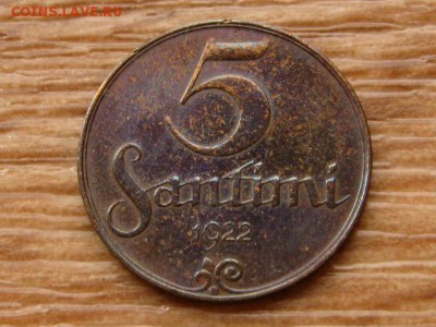 Латвия 5 сантимов 1922 до 20.11.17 в 22.00 М - IMG_6335.JPG