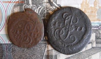 Полушка 1770, Деньга 1771гг до 22.11.17 в 22.00 МСК - 1