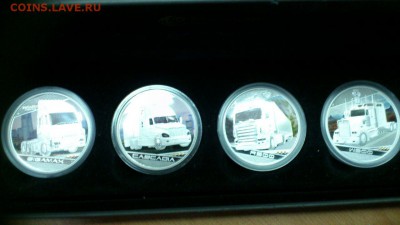 Тувалу 1 доллар 2010 Короли дорог Грузовики Набор 4 монеты - IMG-20171115-WA0005