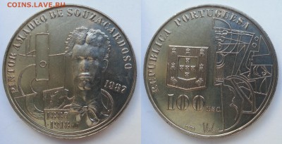 100 эскудо Португалии Художник Амадео - 23.11 22:00 мск - 20170924_122654