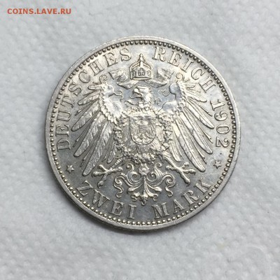 Германия 2 марки 1902 Баден до 25.11 22:00мск - 4
