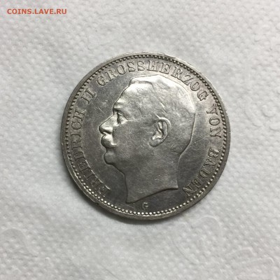 Германия 3 марки 1915 Баден(редк.) до 25.11 22:00 - 3