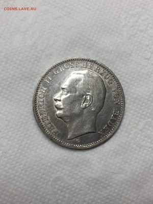Германия 3 марки 1915 Баден(редк.) до 25.11 22:00 - 10