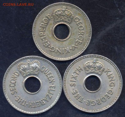 Фиджи 1 пенни 1934,1952,1954 г.г. - Фиджи1