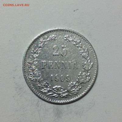 25 пенни 1909г. - 2 (16)