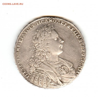 Рубль 1728 год серебро - 001 (2)