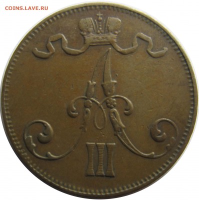Русская Финляндия 50, 25, 5, 1 пенни - 5_1892_1