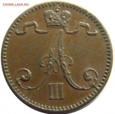 Русская Финляндия 50, 25, 5, 1 пенни - 1_1888_1