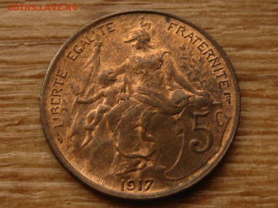 Франция 5 сантимов 1917 UNC до 22.11.17 в 22.00 М - IMG_5894.JPG