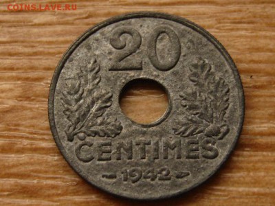Франция 20 сантимов 1942 до 22.11.17 в 22.00 М - IMG_5899.JPG