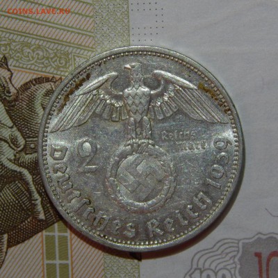 2 марки 1939 А Третий Рейх до 23.11.17 22:00 - DSCN6555.JPG