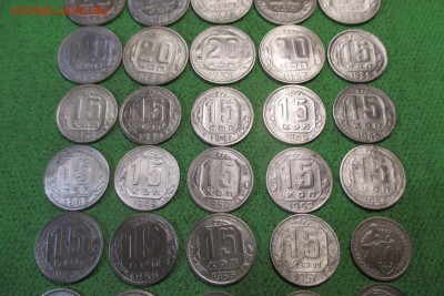 46 ранних никелевых монет с 1931-1957 год - 3