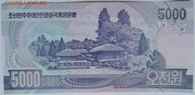 СЕВЕРНАЯ КОРЕЯ - 5000 вон 2006 г. пресс до 27.11 в 22.00 - 2.JPG