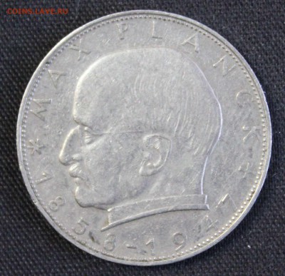 С 1 РУБ. ГЕРМАНИЯ 2 марк 1959г. "D "МАКС ПЛАНК до 27.11. - IMG_9693