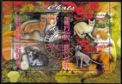 Джибути 2013г мл Кошки №2 до 22.11 22.00мск - Джибути 2013г мл Кошки №2