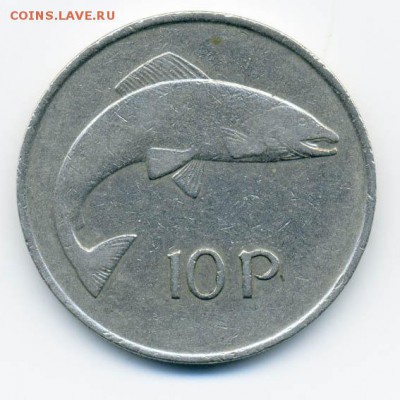 Ирландия 10 пенсов 1975 - Ирландия_10пен75_Р