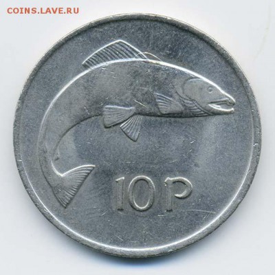 Ирландия 10 пенсов 1980 - Ирландия_10пенсов-1980_Р