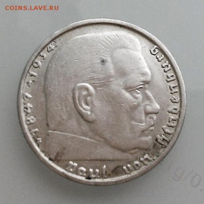 3-й Рейх 2 марки 1938-В - Германия_2марки-1938_B-Р