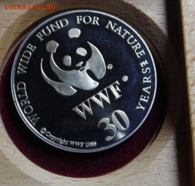 Жетон Медаль 30 лет WWF фонд дикой природы - 47fae44f62e4fe5f1f76f5597862554f8