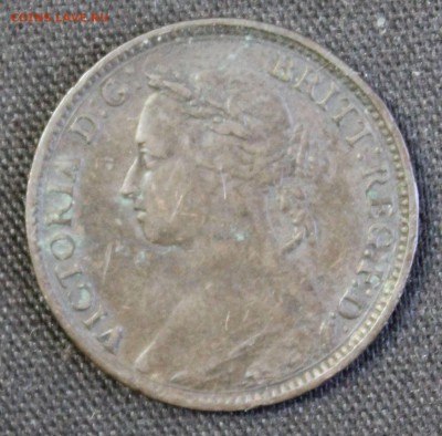 С 1 РУБ. БРИТАНИЯ фартинг 1890г.ВИКТОРИЯ МОЛОДАЯ до 28.11 - IMG_9759