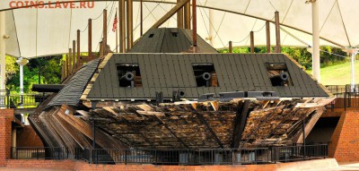 Монеты с Корабликами - канонерская лодка Кайро (U.S.S. Cairo)