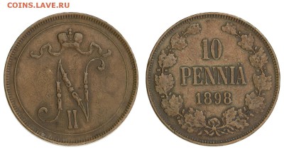 10 пенни 1898 - 1898