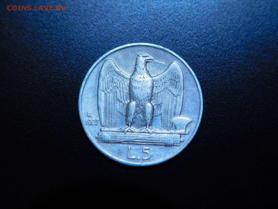 Италия, 5 лир, 1927г., до 26.11.2017г. - DSCN2598_thumb
