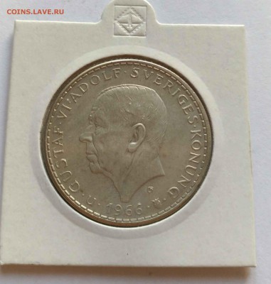 5 крон Швеция 1966 до 29.11 - 5кр а