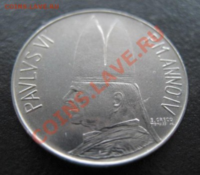 Ватикан, 1966 г, 100 л, до 22.03 в 21-00 мск - ват 66 100