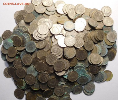 10 копеек.Кучка раннего никеля.653штуки. - DSCN6234.JPG