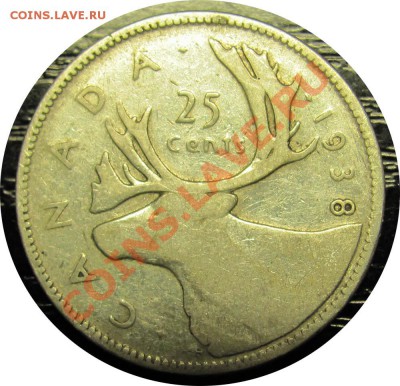 R03 25¢ Канада 1938 до 24.03 в 22°° - R03 25 c Canada 1938-2
