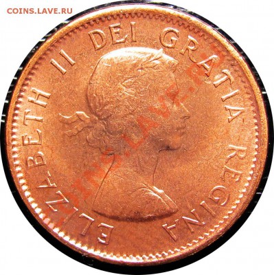 R04 1¢ Канада 1964 UNC до 24.03 в 22°° - R04 1 c Canada 1964 UNC_2